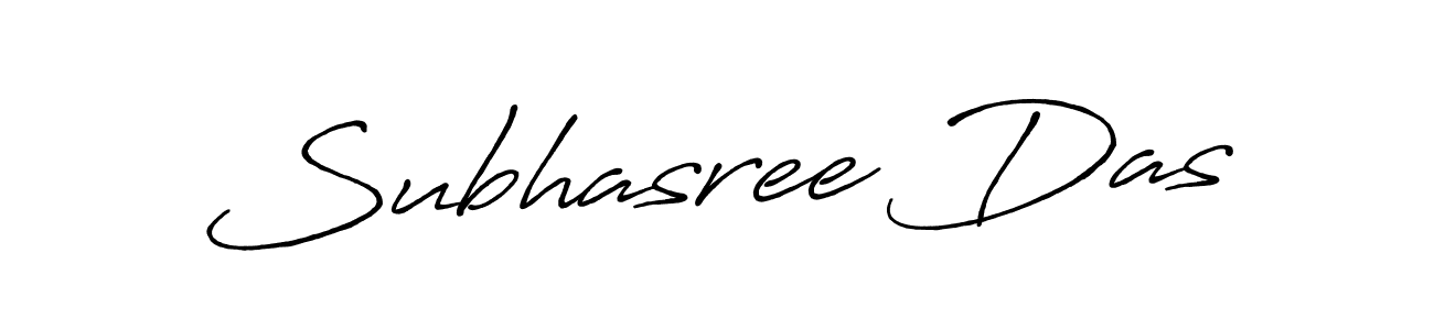 Also we have Subhasree Das name is the best signature style. Create professional handwritten signature collection using Antro_Vectra_Bolder autograph style. Subhasree Das signature style 7 images and pictures png