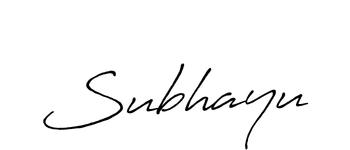 Also You can easily find your signature by using the search form. We will create Subhayu name handwritten signature images for you free of cost using Antro_Vectra_Bolder sign style. Subhayu signature style 7 images and pictures png