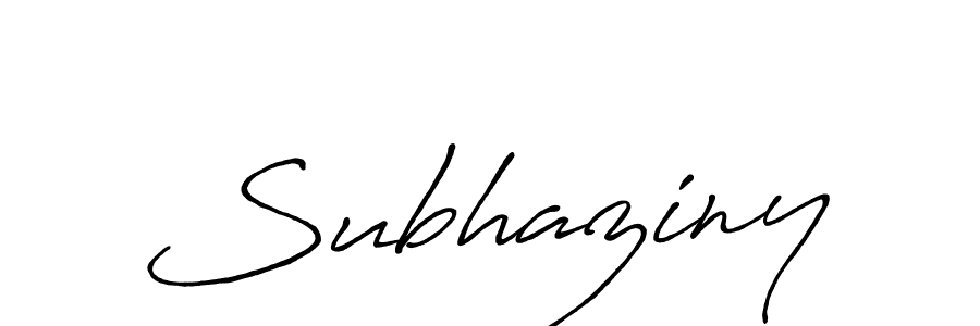It looks lik you need a new signature style for name Subhaziny. Design unique handwritten (Antro_Vectra_Bolder) signature with our free signature maker in just a few clicks. Subhaziny signature style 7 images and pictures png
