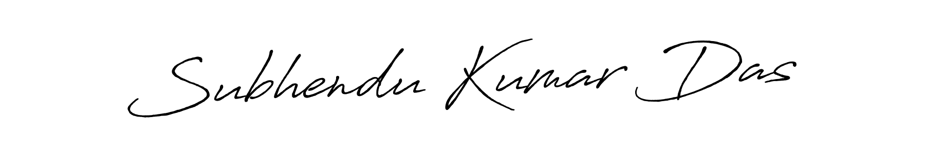 Make a beautiful signature design for name Subhendu Kumar Das. With this signature (Antro_Vectra_Bolder) style, you can create a handwritten signature for free. Subhendu Kumar Das signature style 7 images and pictures png