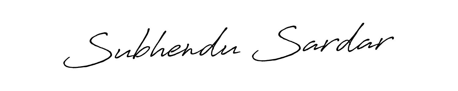 Use a signature maker to create a handwritten signature online. With this signature software, you can design (Antro_Vectra_Bolder) your own signature for name Subhendu Sardar. Subhendu Sardar signature style 7 images and pictures png