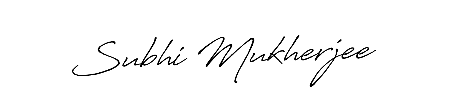 Once you've used our free online signature maker to create your best signature Antro_Vectra_Bolder style, it's time to enjoy all of the benefits that Subhi Mukherjee name signing documents. Subhi Mukherjee signature style 7 images and pictures png