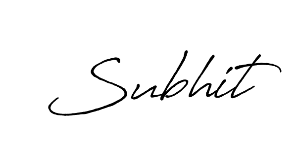 Subhit stylish signature style. Best Handwritten Sign (Antro_Vectra_Bolder) for my name. Handwritten Signature Collection Ideas for my name Subhit. Subhit signature style 7 images and pictures png