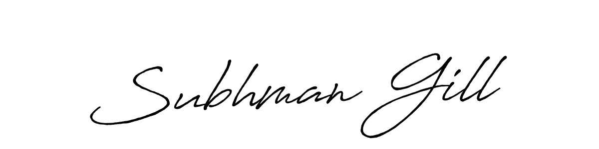Make a short Subhman Gill signature style. Manage your documents anywhere anytime using Antro_Vectra_Bolder. Create and add eSignatures, submit forms, share and send files easily. Subhman Gill signature style 7 images and pictures png