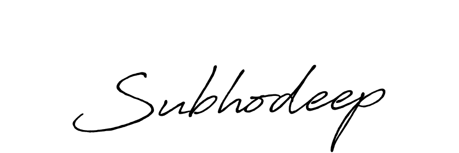 Subhodeep stylish signature style. Best Handwritten Sign (Antro_Vectra_Bolder) for my name. Handwritten Signature Collection Ideas for my name Subhodeep. Subhodeep signature style 7 images and pictures png