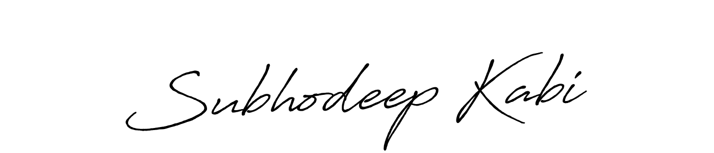 How to make Subhodeep Kabi signature? Antro_Vectra_Bolder is a professional autograph style. Create handwritten signature for Subhodeep Kabi name. Subhodeep Kabi signature style 7 images and pictures png