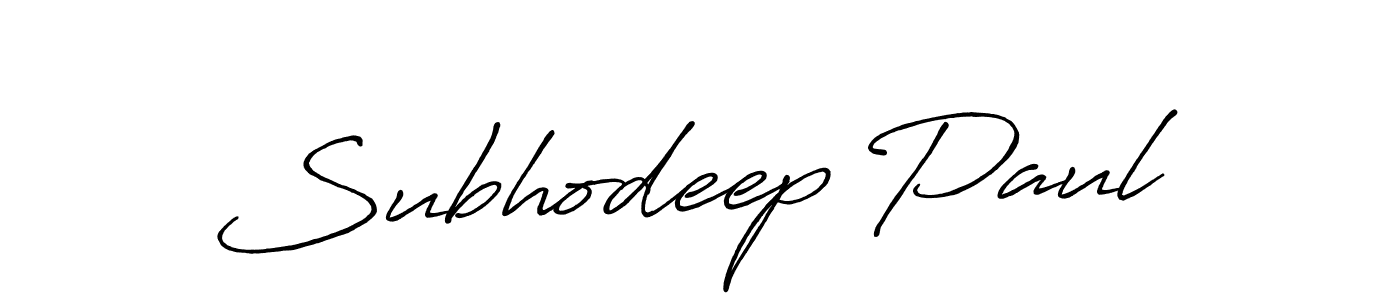 Use a signature maker to create a handwritten signature online. With this signature software, you can design (Antro_Vectra_Bolder) your own signature for name Subhodeep Paul. Subhodeep Paul signature style 7 images and pictures png