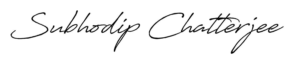 A sleek calligraphic signature for name Subhodip Chatterjee utilizing Antro_Vectra_Bolder styling. Great for adding personal signatures to photos and art. Subhodip Chatterjee signature style 7 images and pictures png