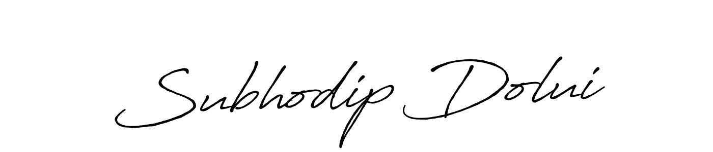 Design your own signature with our free online signature maker. With this signature software, you can create a handwritten (Antro_Vectra_Bolder) signature for name Subhodip Dolui. Subhodip Dolui signature style 7 images and pictures png