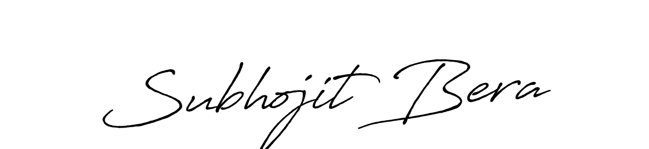 It looks lik you need a new signature style for name Subhojit Bera. Design unique handwritten (Antro_Vectra_Bolder) signature with our free signature maker in just a few clicks. Subhojit Bera signature style 7 images and pictures png