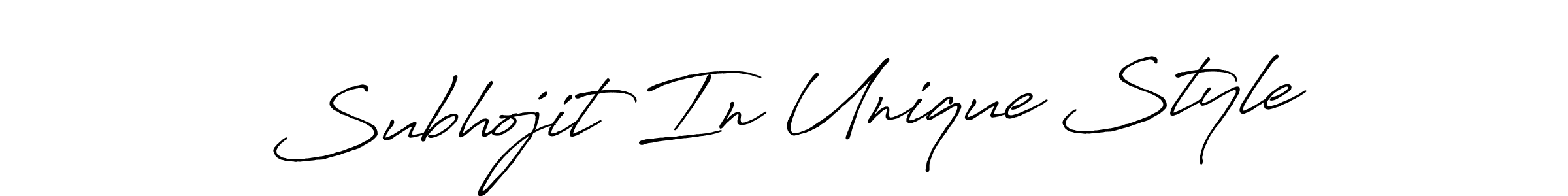 The best way (Antro_Vectra_Bolder) to make a short signature is to pick only two or three words in your name. The name Subhojit In Unique Style include a total of six letters. For converting this name. Subhojit In Unique Style signature style 7 images and pictures png