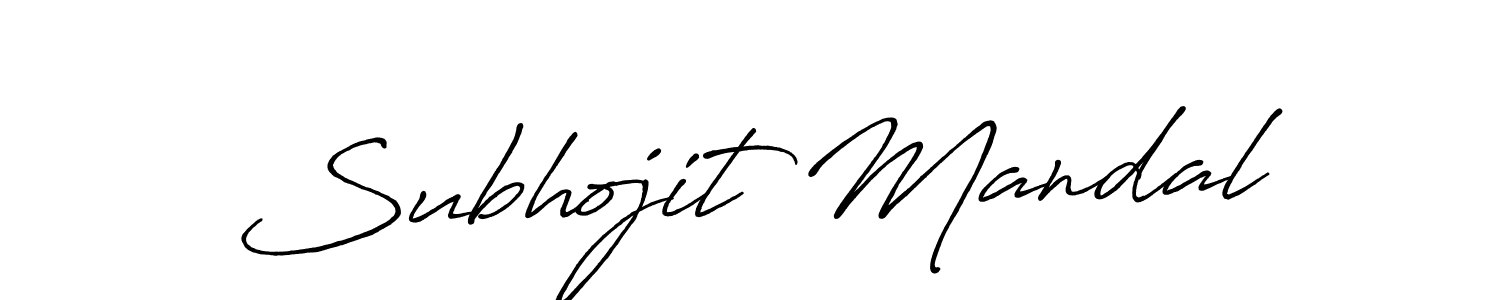 Antro_Vectra_Bolder is a professional signature style that is perfect for those who want to add a touch of class to their signature. It is also a great choice for those who want to make their signature more unique. Get Subhojit Mandal name to fancy signature for free. Subhojit Mandal signature style 7 images and pictures png
