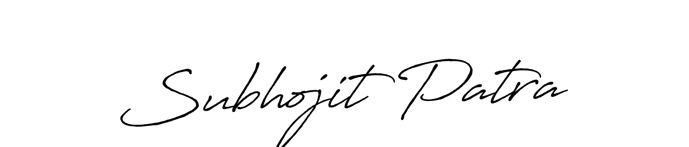 Also we have Subhojit Patra name is the best signature style. Create professional handwritten signature collection using Antro_Vectra_Bolder autograph style. Subhojit Patra signature style 7 images and pictures png