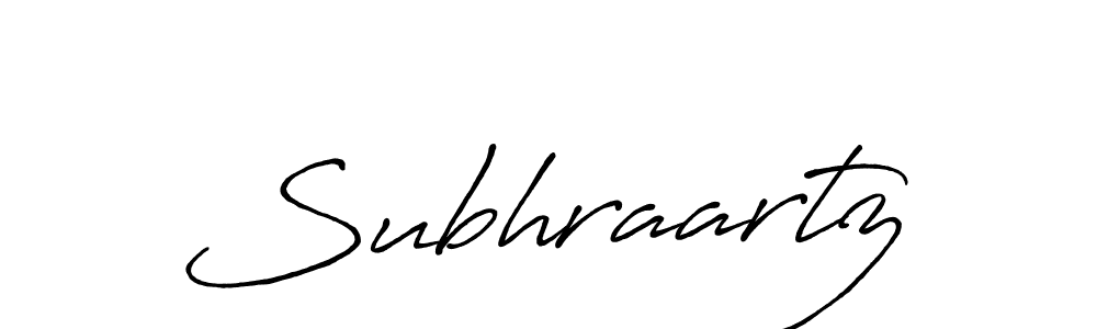 You should practise on your own different ways (Antro_Vectra_Bolder) to write your name (Subhraartz) in signature. don't let someone else do it for you. Subhraartz signature style 7 images and pictures png