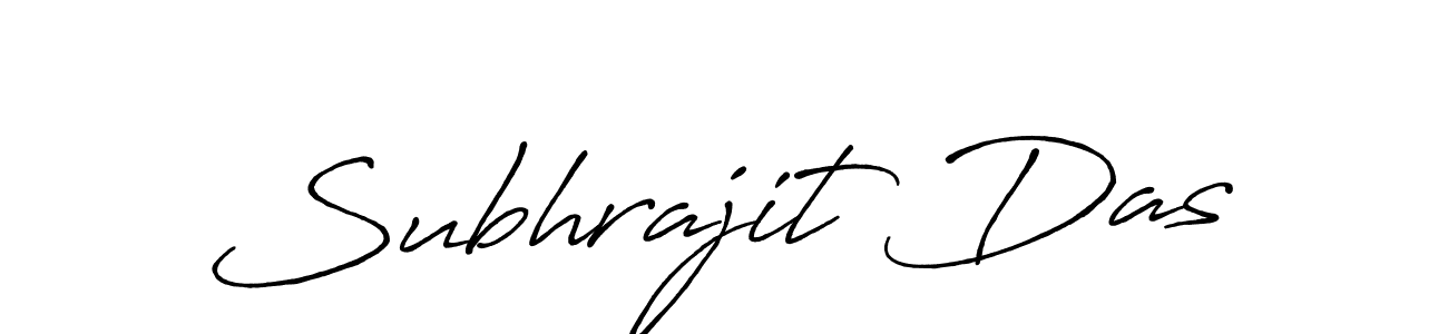 Create a beautiful signature design for name Subhrajit Das. With this signature (Antro_Vectra_Bolder) fonts, you can make a handwritten signature for free. Subhrajit Das signature style 7 images and pictures png