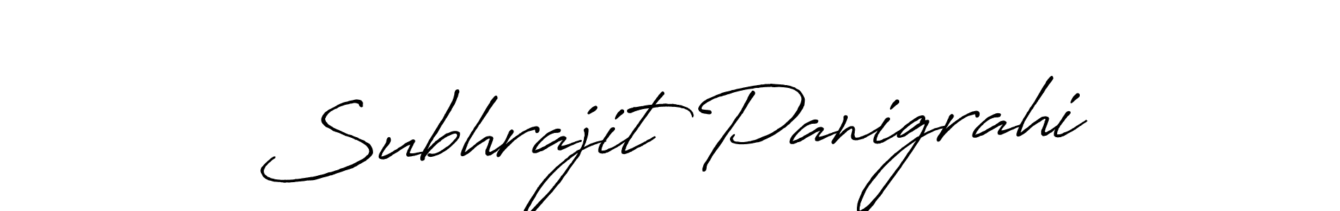 Also You can easily find your signature by using the search form. We will create Subhrajit Panigrahi name handwritten signature images for you free of cost using Antro_Vectra_Bolder sign style. Subhrajit Panigrahi signature style 7 images and pictures png