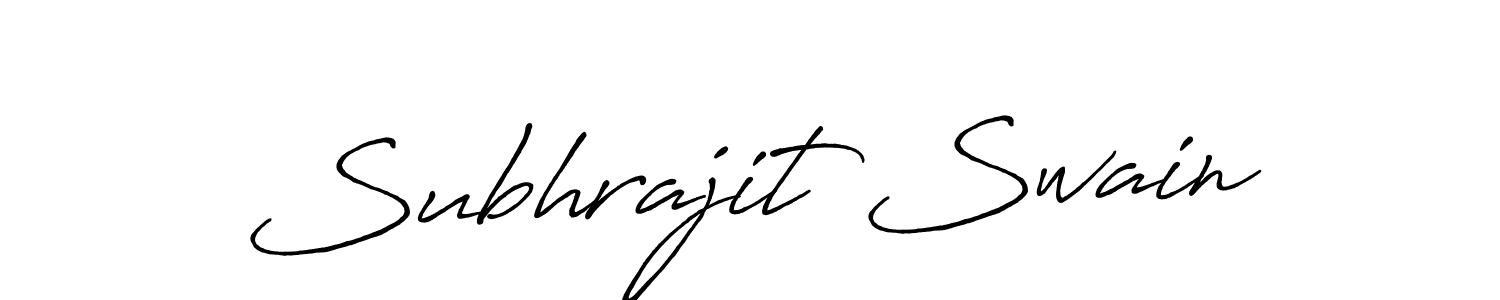 How to make Subhrajit Swain signature? Antro_Vectra_Bolder is a professional autograph style. Create handwritten signature for Subhrajit Swain name. Subhrajit Swain signature style 7 images and pictures png