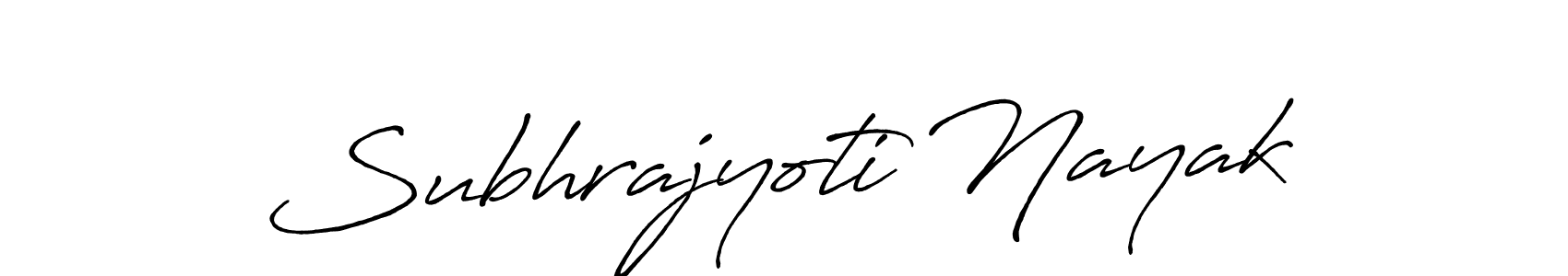 Subhrajyoti Nayak stylish signature style. Best Handwritten Sign (Antro_Vectra_Bolder) for my name. Handwritten Signature Collection Ideas for my name Subhrajyoti Nayak. Subhrajyoti Nayak signature style 7 images and pictures png