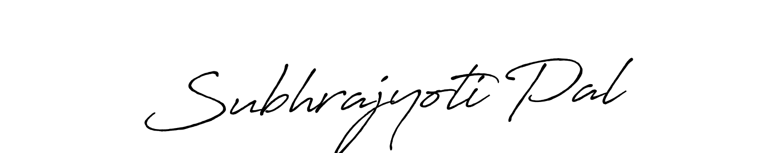 Create a beautiful signature design for name Subhrajyoti Pal. With this signature (Antro_Vectra_Bolder) fonts, you can make a handwritten signature for free. Subhrajyoti Pal signature style 7 images and pictures png