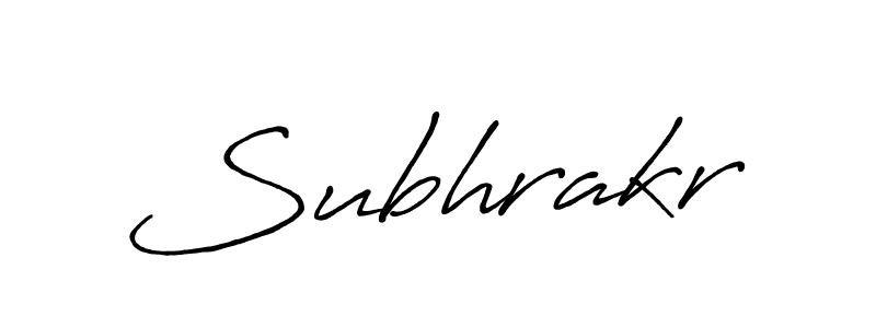 Design your own signature with our free online signature maker. With this signature software, you can create a handwritten (Antro_Vectra_Bolder) signature for name Subhrakr. Subhrakr signature style 7 images and pictures png