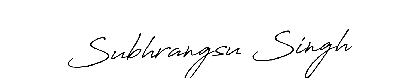 How to Draw Subhrangsu Singh signature style? Antro_Vectra_Bolder is a latest design signature styles for name Subhrangsu Singh. Subhrangsu Singh signature style 7 images and pictures png