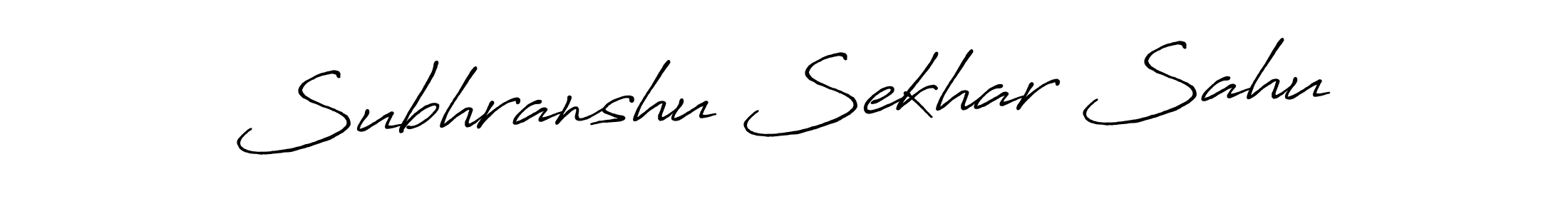 It looks lik you need a new signature style for name Subhranshu Sekhar Sahu. Design unique handwritten (Antro_Vectra_Bolder) signature with our free signature maker in just a few clicks. Subhranshu Sekhar Sahu signature style 7 images and pictures png