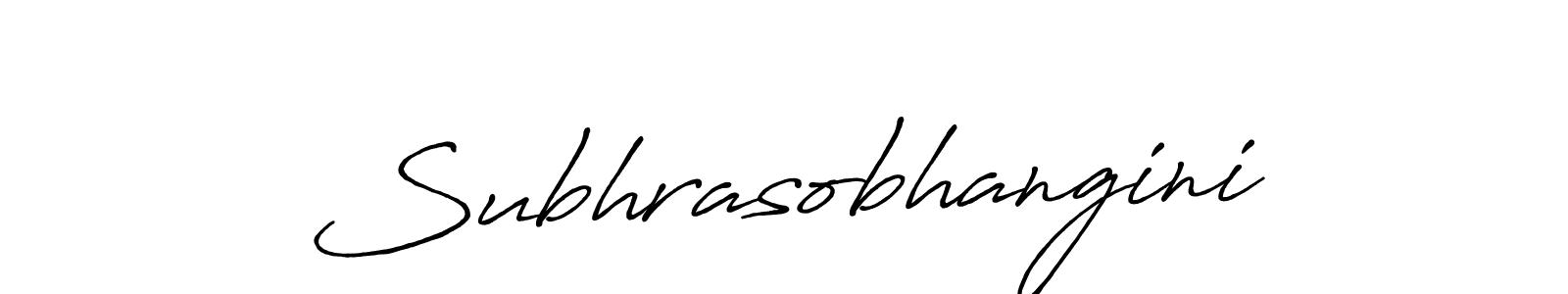 Create a beautiful signature design for name Subhrasobhangini. With this signature (Antro_Vectra_Bolder) fonts, you can make a handwritten signature for free. Subhrasobhangini signature style 7 images and pictures png