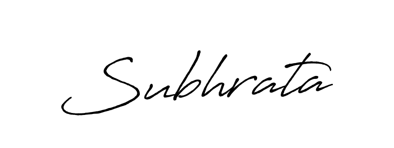 Subhrata stylish signature style. Best Handwritten Sign (Antro_Vectra_Bolder) for my name. Handwritten Signature Collection Ideas for my name Subhrata. Subhrata signature style 7 images and pictures png