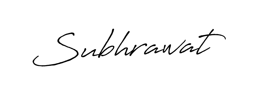 Make a beautiful signature design for name Subhrawat. With this signature (Antro_Vectra_Bolder) style, you can create a handwritten signature for free. Subhrawat signature style 7 images and pictures png