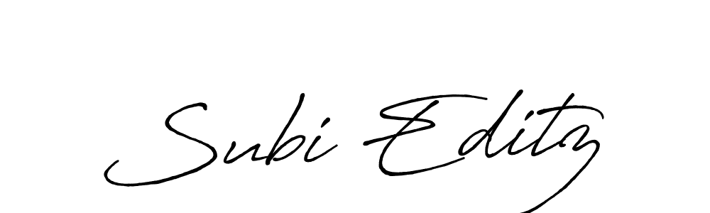 How to Draw Subi Editz signature style? Antro_Vectra_Bolder is a latest design signature styles for name Subi Editz. Subi Editz signature style 7 images and pictures png