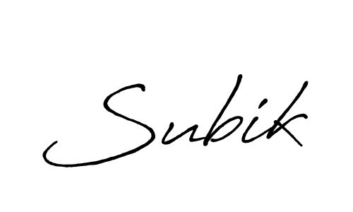Make a beautiful signature design for name Subik. Use this online signature maker to create a handwritten signature for free. Subik signature style 7 images and pictures png