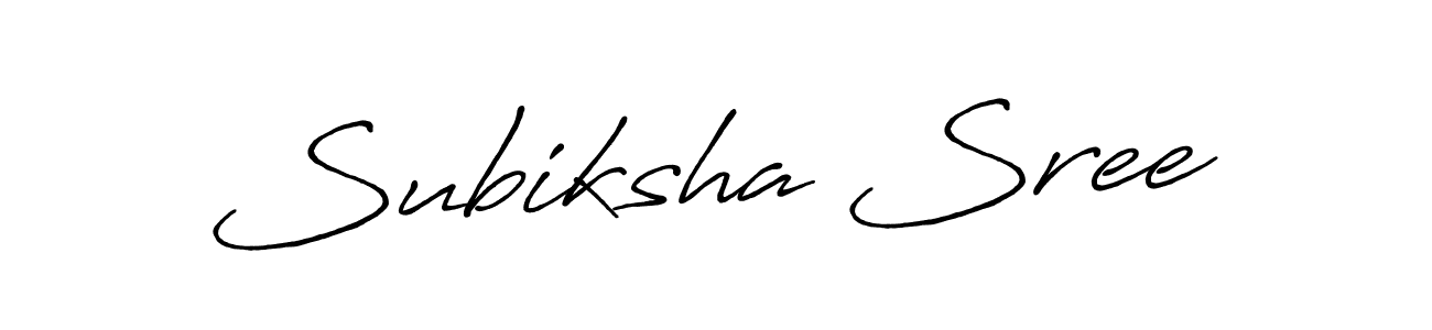 Similarly Antro_Vectra_Bolder is the best handwritten signature design. Signature creator online .You can use it as an online autograph creator for name Subiksha Sree. Subiksha Sree signature style 7 images and pictures png