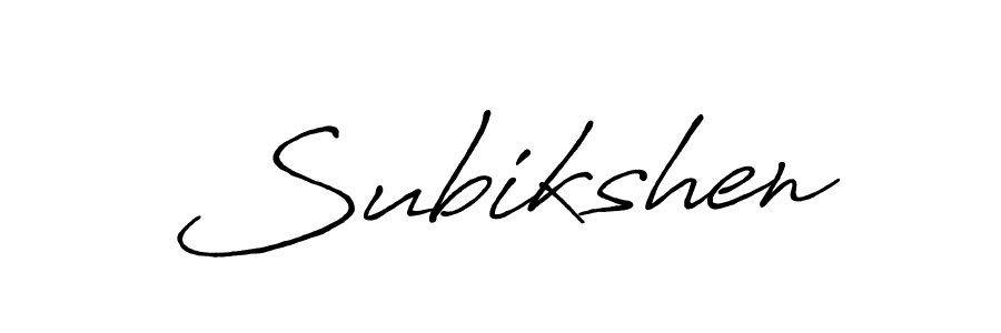 Make a beautiful signature design for name Subikshen. Use this online signature maker to create a handwritten signature for free. Subikshen signature style 7 images and pictures png