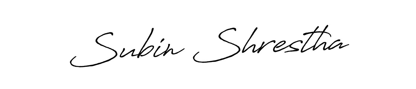 Make a beautiful signature design for name Subin Shrestha. Use this online signature maker to create a handwritten signature for free. Subin Shrestha signature style 7 images and pictures png