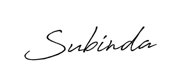Subinda stylish signature style. Best Handwritten Sign (Antro_Vectra_Bolder) for my name. Handwritten Signature Collection Ideas for my name Subinda. Subinda signature style 7 images and pictures png