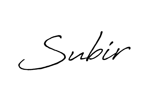 How to make Subir signature? Antro_Vectra_Bolder is a professional autograph style. Create handwritten signature for Subir name. Subir signature style 7 images and pictures png