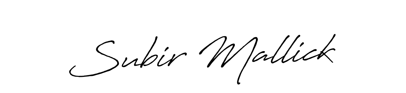 if you are searching for the best signature style for your name Subir Mallick. so please give up your signature search. here we have designed multiple signature styles  using Antro_Vectra_Bolder. Subir Mallick signature style 7 images and pictures png