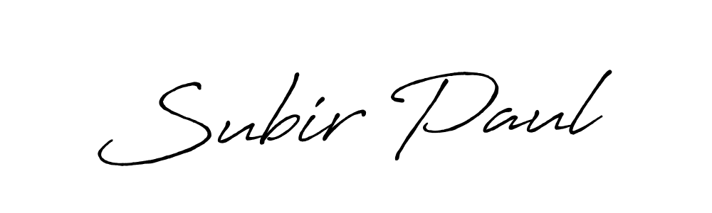 Make a beautiful signature design for name Subir Paul. Use this online signature maker to create a handwritten signature for free. Subir Paul signature style 7 images and pictures png