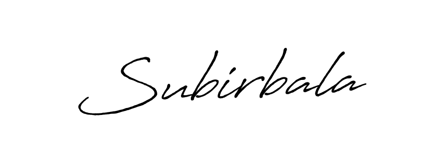 Make a beautiful signature design for name Subirbala. Use this online signature maker to create a handwritten signature for free. Subirbala signature style 7 images and pictures png