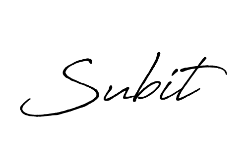 How to make Subit name signature. Use Antro_Vectra_Bolder style for creating short signs online. This is the latest handwritten sign. Subit signature style 7 images and pictures png