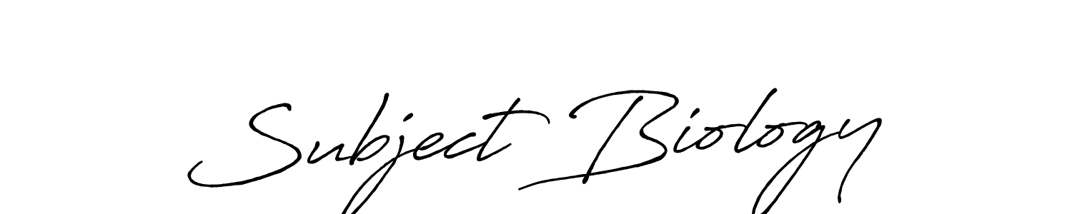 You should practise on your own different ways (Antro_Vectra_Bolder) to write your name (Subject Biology) in signature. don't let someone else do it for you. Subject Biology signature style 7 images and pictures png
