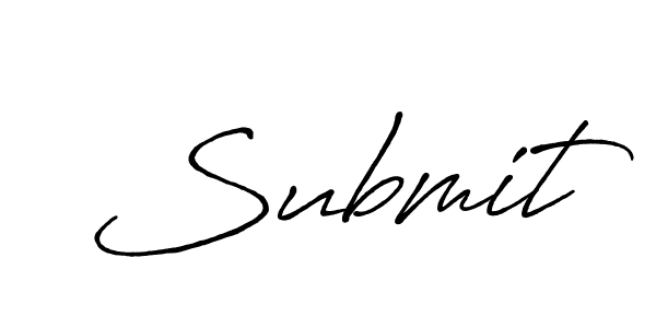 How to make Submit signature? Antro_Vectra_Bolder is a professional autograph style. Create handwritten signature for Submit name. Submit signature style 7 images and pictures png