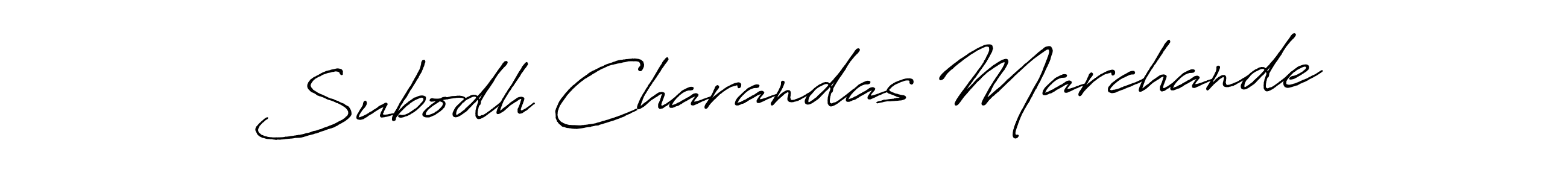 Also we have Subodh Charandas Marchande name is the best signature style. Create professional handwritten signature collection using Antro_Vectra_Bolder autograph style. Subodh Charandas Marchande signature style 7 images and pictures png