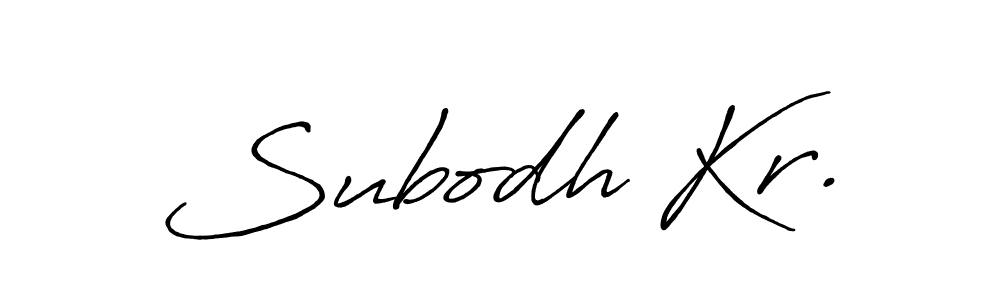 You should practise on your own different ways (Antro_Vectra_Bolder) to write your name (Subodh Kr.) in signature. don't let someone else do it for you. Subodh Kr. signature style 7 images and pictures png