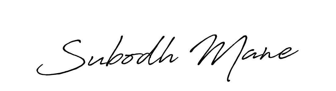 Once you've used our free online signature maker to create your best signature Antro_Vectra_Bolder style, it's time to enjoy all of the benefits that Subodh Mane name signing documents. Subodh Mane signature style 7 images and pictures png
