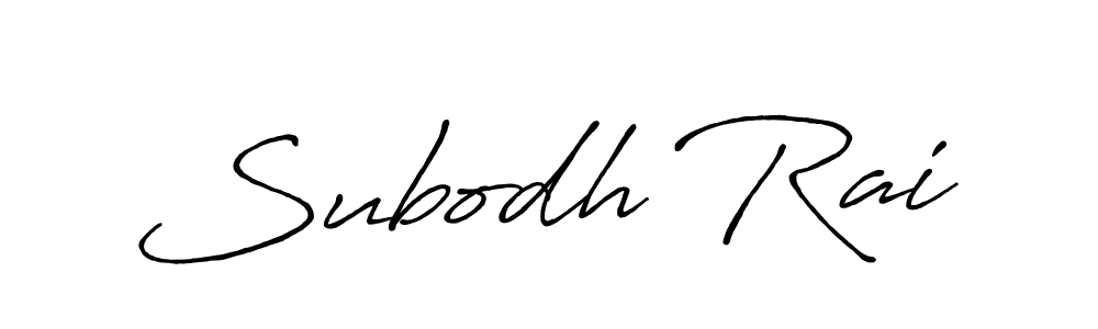 Once you've used our free online signature maker to create your best signature Antro_Vectra_Bolder style, it's time to enjoy all of the benefits that Subodh Rai name signing documents. Subodh Rai signature style 7 images and pictures png