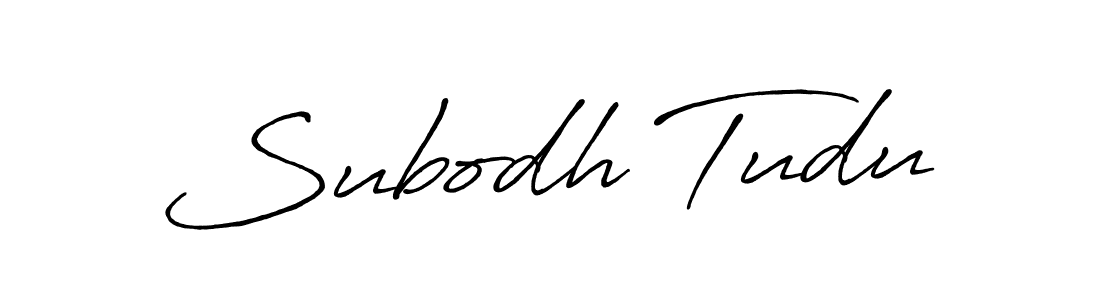 Antro_Vectra_Bolder is a professional signature style that is perfect for those who want to add a touch of class to their signature. It is also a great choice for those who want to make their signature more unique. Get Subodh Tudu name to fancy signature for free. Subodh Tudu signature style 7 images and pictures png