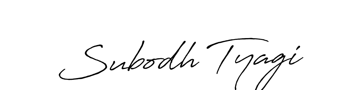 You should practise on your own different ways (Antro_Vectra_Bolder) to write your name (Subodh Tyagi) in signature. don't let someone else do it for you. Subodh Tyagi signature style 7 images and pictures png