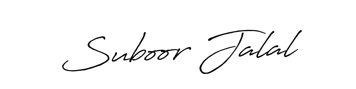 Make a short Suboor Jalal signature style. Manage your documents anywhere anytime using Antro_Vectra_Bolder. Create and add eSignatures, submit forms, share and send files easily. Suboor Jalal signature style 7 images and pictures png