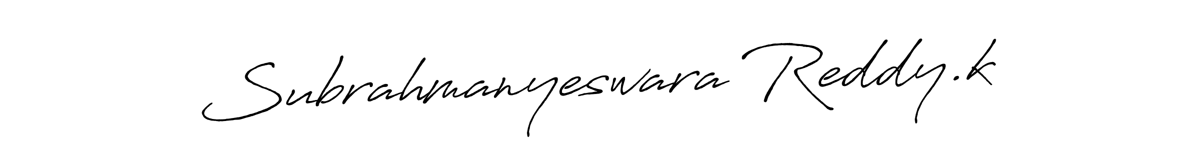 You can use this online signature creator to create a handwritten signature for the name Subrahmanyeswara Reddy.k. This is the best online autograph maker. Subrahmanyeswara Reddy.k signature style 7 images and pictures png